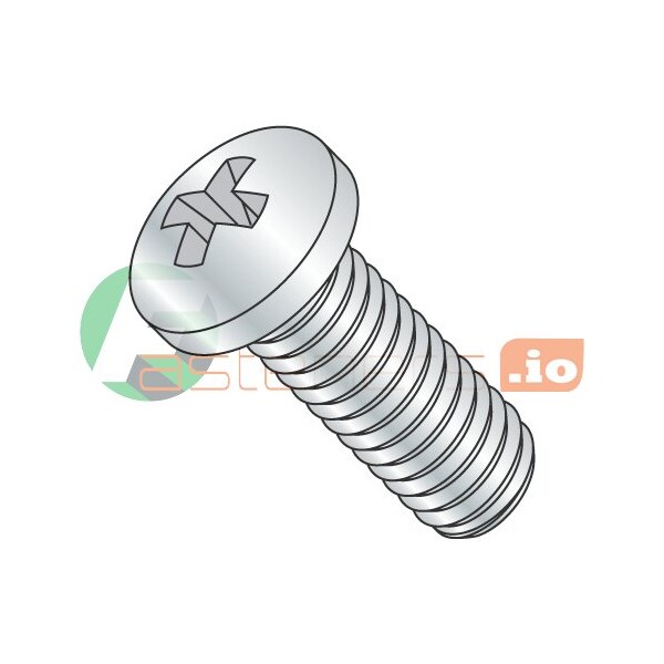 Newport Fasteners M3-0.50 x 18 mm Phillips Pan Machine Screw, Zinc Plated Steel, 3200 PK 201719 - main